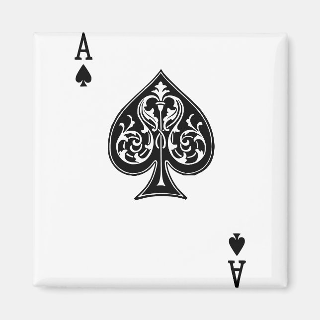 Íman Cartão Ace Poker (Frente)