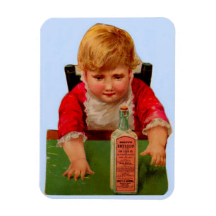 Íman Cartão comercial vitoriano: Óleo de Castor de Emul