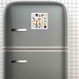 Íman Cartão de Bingo Halloween