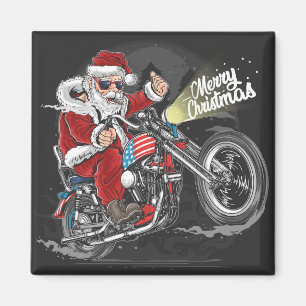 Íman Cartão de Férias de Motocicleta Natal