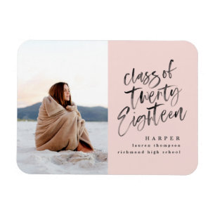 Íman Cartão de lançamento do formando fotográfico 2018