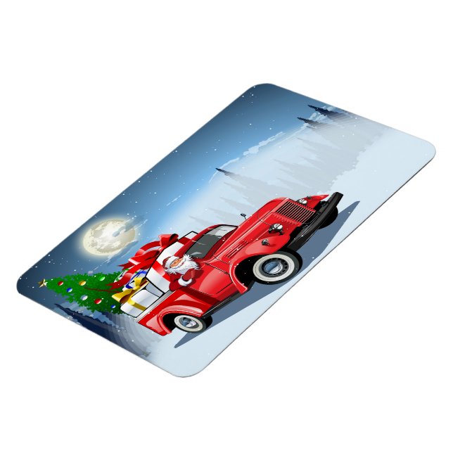 Íman Cartão de Natal de Saudação (Left Side)