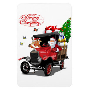 Íman Cartão de Natal Saudável