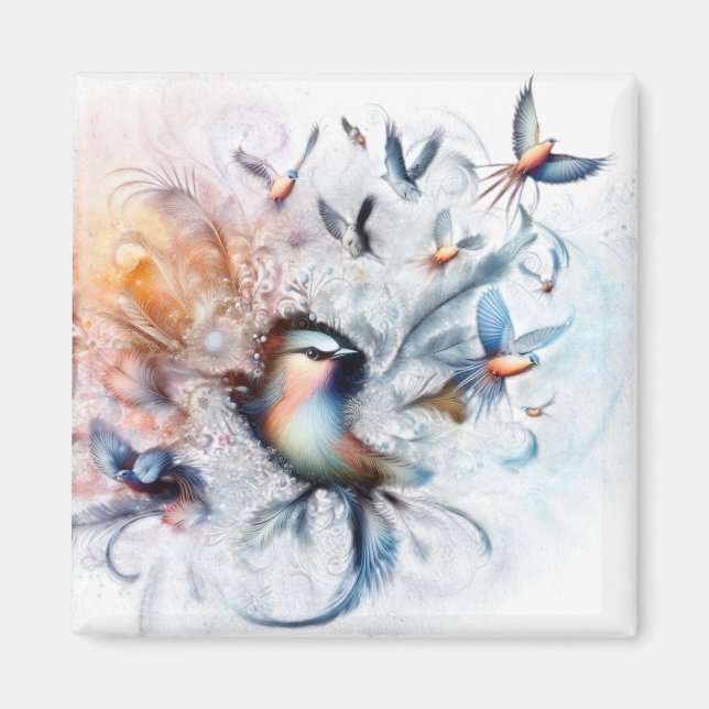 Íman Cartão de saudação (Frente)