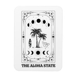 Íman Cartão de Tarot Havaí Estado Aloha Celestial Lembr