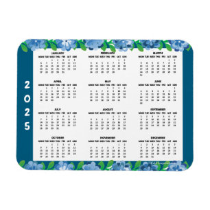 Íman Cartão Magnético 2025 para o Calendário da Apple d