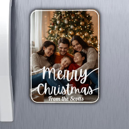 Íman Cartão Magnético - Cartão de Natal com Foto de Fam