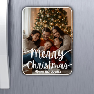 Íman Cartão Magnético - Cartão de Natal com Foto de Fam
