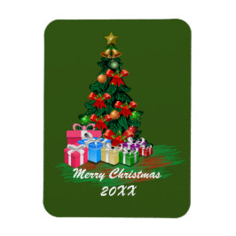 Íman Cartão Magnético de Árvore de Natal