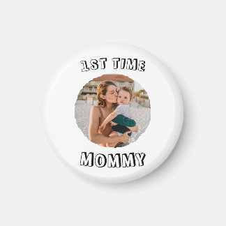 Íman Cartão personalizado para a primeira vez da Mamãe