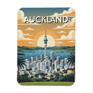 Íman Cartão Postal de Auckland Nova Zelândia