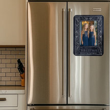 Cartão-postal de feriado marinho e prata