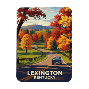 Íman Cartão postal de Kentucky em Lexington