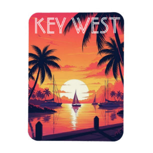 Íman Cartão Postal de Key West Flórida
