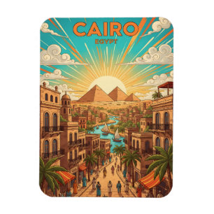 Íman Cartão postal de viagem antigo do Cairo Egito com