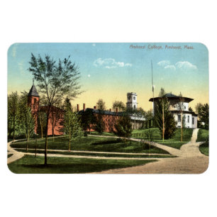 Íman Cartão postal do Amherst College MÃE Vintage 1912