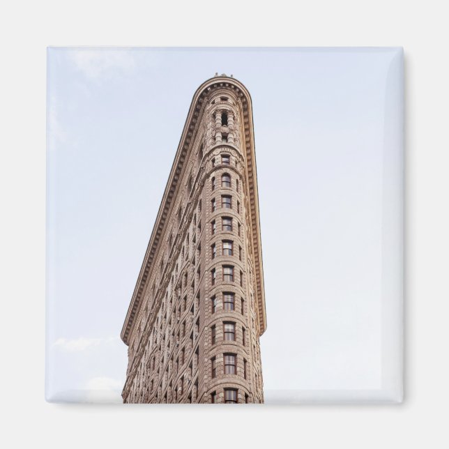 Íman cartão postal do edifício Flatiron (Frente)
