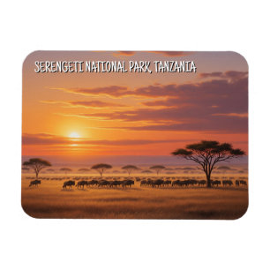 Íman Cartão postal do Parque Nacional Serengeti Tanzâni