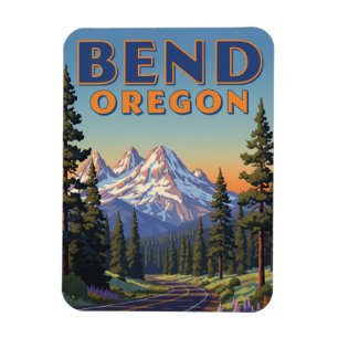 Íman Cartão-postal do Viagem Bend Oregon