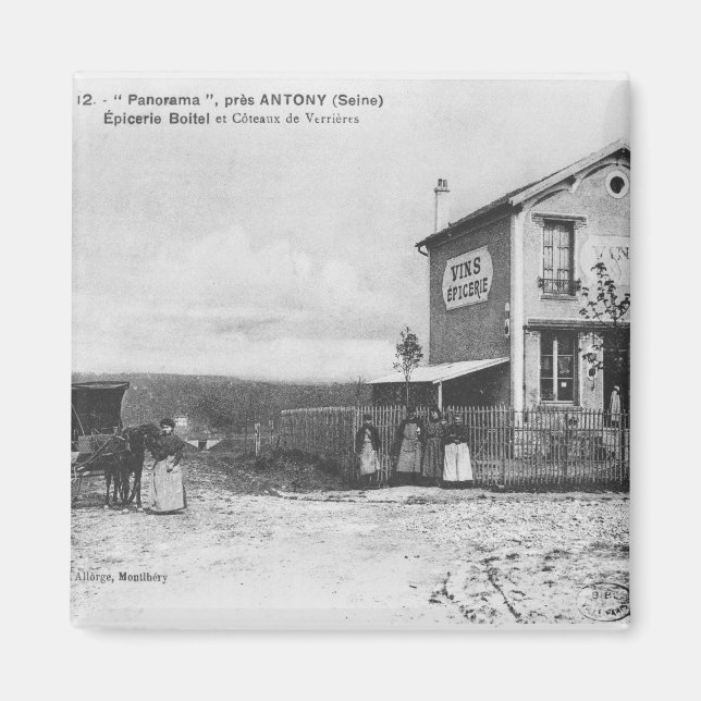 Íman Cartão-postal representando um "Panorama" perto de (Frente)