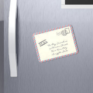 Íman Cartão postal Vintage Air Mail