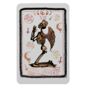 Íman Cartão Tarot Sinner