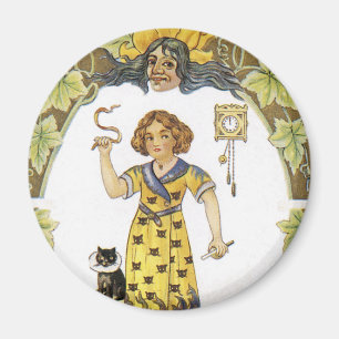 Íman Cartão Vintage Halloween