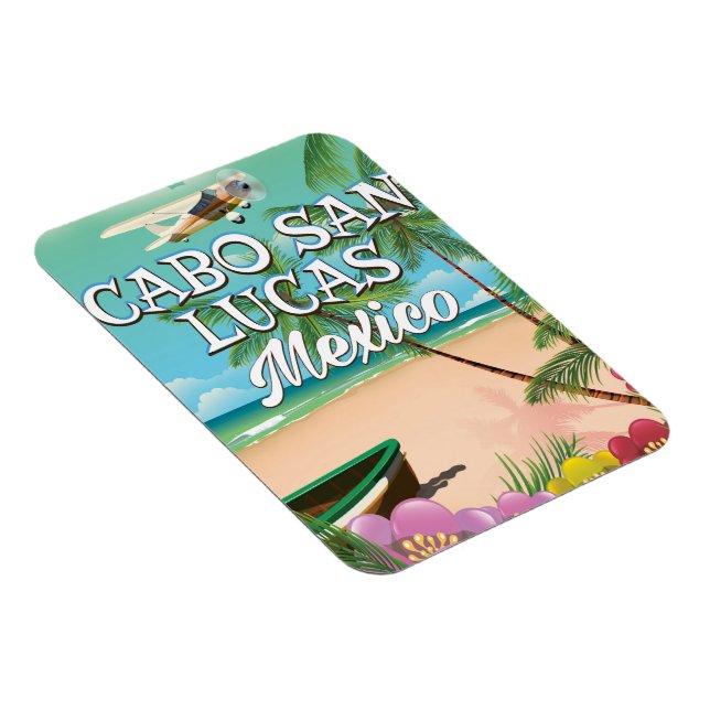 Íman Cartaz da praia de Cabo San Lucas México (Lado Direito)