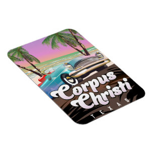 Íman Cartaz de férias Corpus Christi Texas