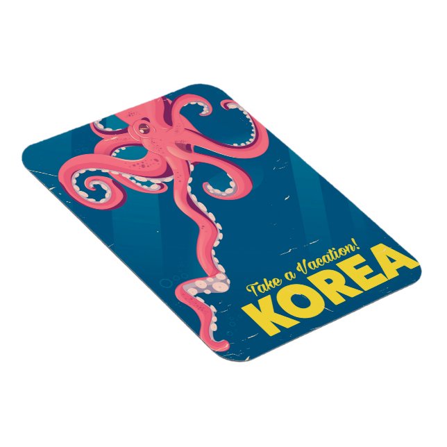 Íman Cartaz de férias na Coreia (Lado Direito)