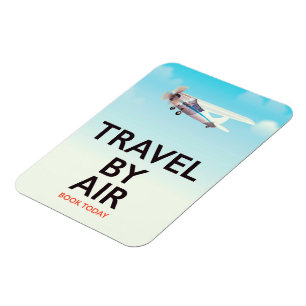 Íman Cartaz de viagem aérea