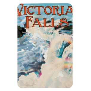 Íman Cartaz de viagem antigo das Cataratas Vitória