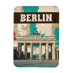 Íman Cartaz de Viagem Antigo de Berlim