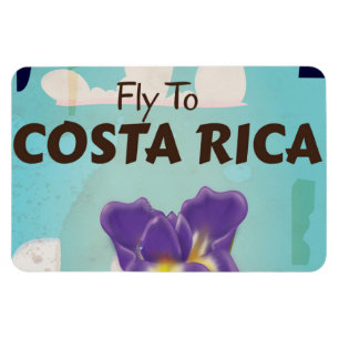 Íman Cartaz de viagem clássico da Costa Rica