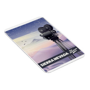 Íman Cartaz de viagem da Sierra Nevada