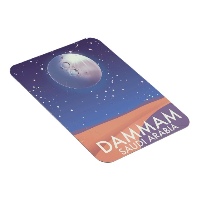 Íman Cartaz de viagem Dammam Arábia Saudita (Lado Direito)