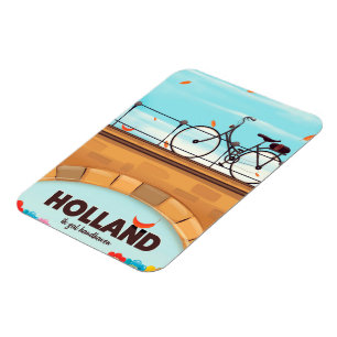 Íman Cartaz de viagem de bicicleta "Eu vou manter" Hola