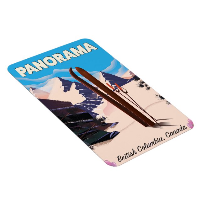 Íman Cartaz de viagem do Canadá Panorama (Lado Direito)