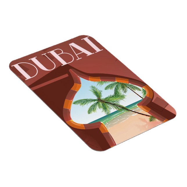 Íman Cartaz de viagem do Palácio de Dubai (Lado Direito)