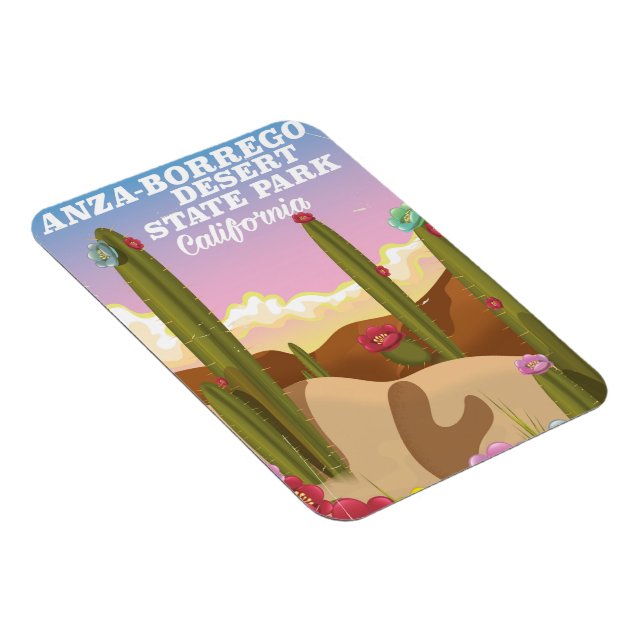 Íman cartaz de viagem do Parque Estadual do Deserto de  (Lado Direito)