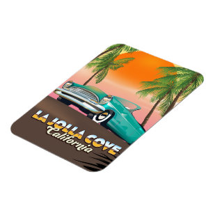Íman Cartaz de viagem La Jolla Cove Califórnia