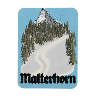 Íman Cartaz de Viagem Matterhorn Suíça