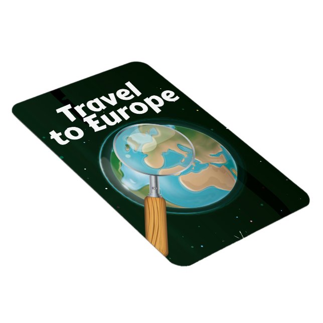 Íman Cartaz de viagem para férias na Europa (Lado Direito)