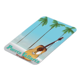 Íman cartaz de viagem Puerto Vallarta México