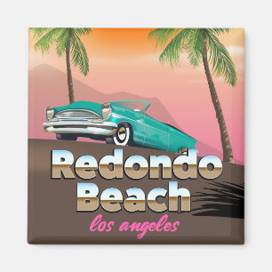 Íman Cartaz de viagem Redondo Beach LA