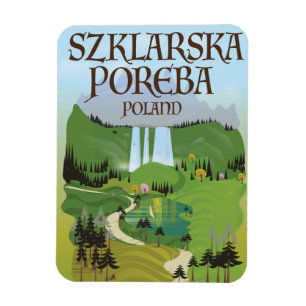 Íman Cartaz de viagem Szklarska Poreba Polônia