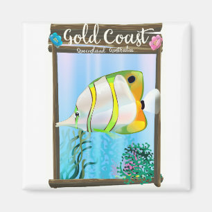 Íman Cartaz do viagem de Gold Coast Austrália