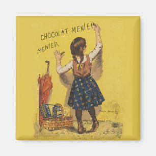 Íman Cartaz Francês Vintage Chocolat Menier Arte Bouiss