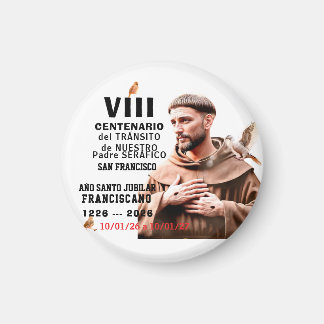 Íman Cartaz Glossy de São Francisco de Assis