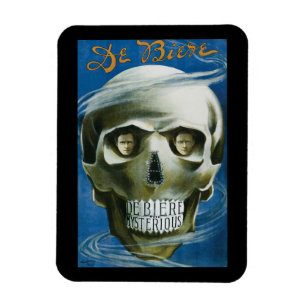 Íman Cartaz Vintage Mágico, De Biere o Misterioso